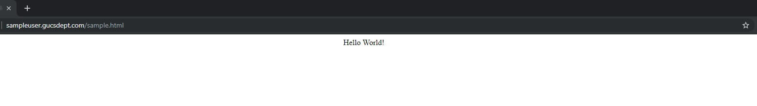 Open a new browsing window and type the URL into your address bar.