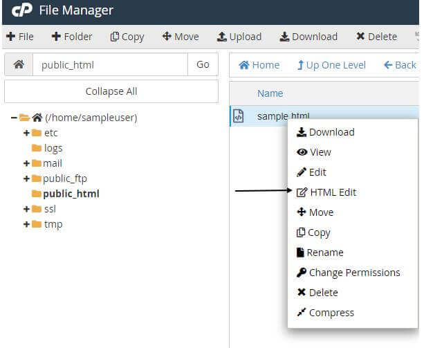 Click on Select File.