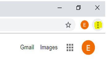 Click on the settings option.