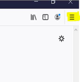 Click on the settings menus.