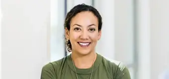 Woman facing forward