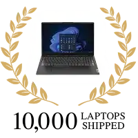 10,000 laptops shipped